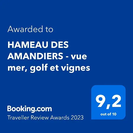 Hameau Des Amandiers - Vue Mer, Golf Et Vignes Apartment